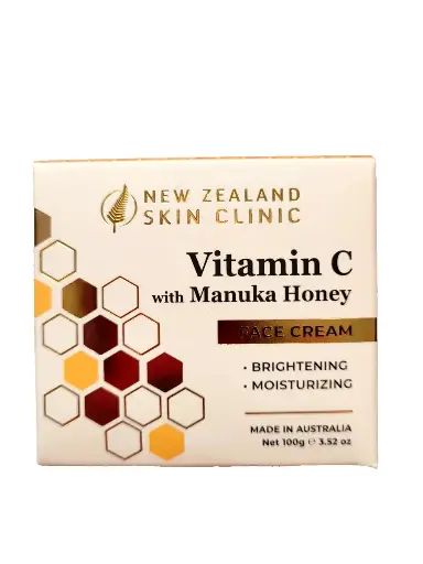 New Zealand skin clinic Vitamin C with Manuka honey face cream 100g 