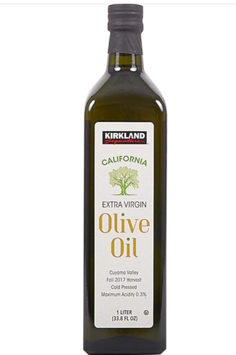 Kirkland Signature Extra Virgin Olive Oil California, 1 L