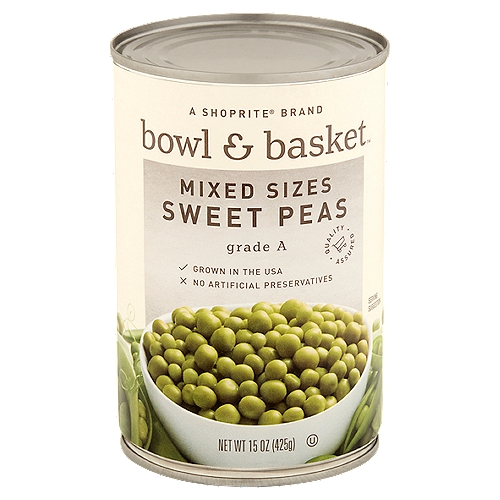 [SR] Bowl & Basket mixed sizes sweet peas, 15 oz(425g) 