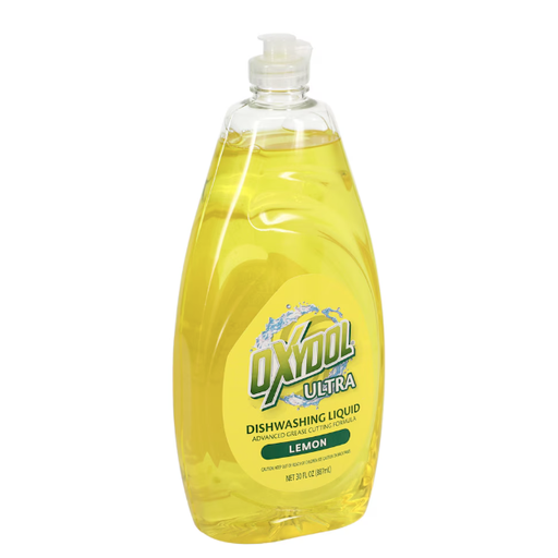 OxyDol Ultra Lemon-Scent Liquid Dish Soap, 30-oz. Bottle