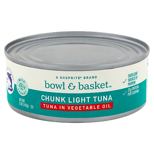 Bowl & Basket Chunk light tuna in vegetable oil (142g)