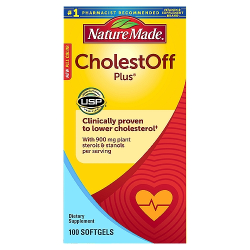 Nature Made CholestOff Plus Softgels, 100 Count