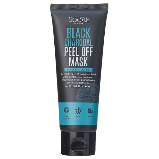 SooAE Black Charcoal peel off mask 3.4oz(100ml) 