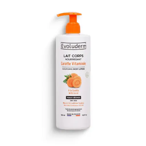 Evoluderm lait corps carotte  (500ml) 