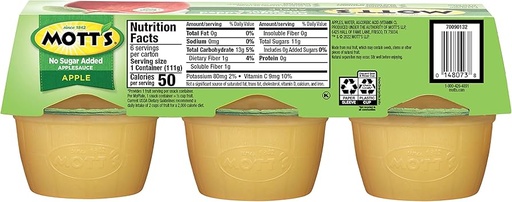 Mott's Apple sauce(6*111g)