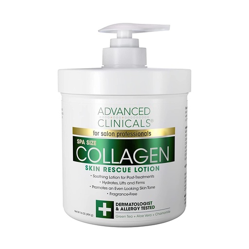 Advanced Clinicals - Collagen Skin Rescue Lotion - 16 oz