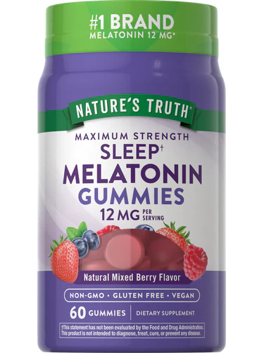 Nature's Truth - MelatoninMax Strength Sleep - 12mg - 60 Gummies