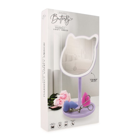 Urban Butterfly - Cat Shape LED Vanity Mirror