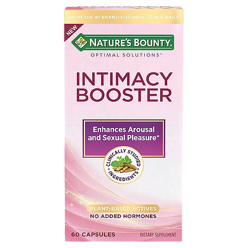 Nature's Bounty Optimal Solutions Intimacy Booster