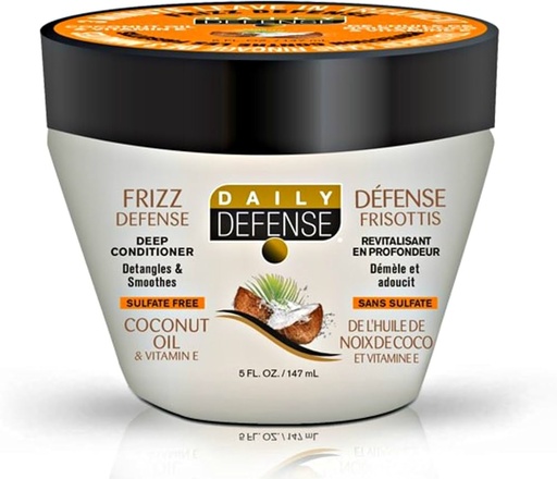 Daily Defense Deep conditioner coconut oil & vitamin E 5 oz. (147ml)