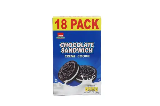 Sobisk Duplex Sandwich Creme Cookies - 18 Pack (288g)