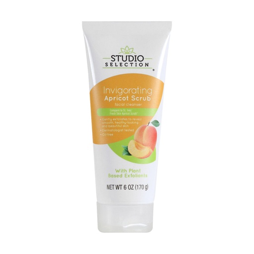 Studio Selection- Invigorating apricot  scrub170g 