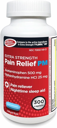 Right Remedies - Pain Relief - 60 caplets   500mg