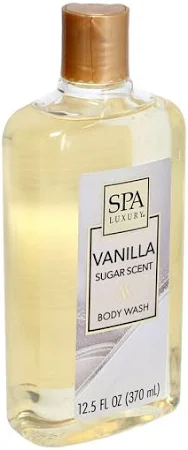 SPA Luxury Body wash - Vanilla Sugar Scent -  18oz (532ml) 