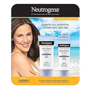 Neutrogena Ultra Sheer Dry-Touch Sunscreen - SPF 55, Double. 