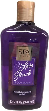 SPA Luxury Body wash - love struck -  12.5oz (370ml)  