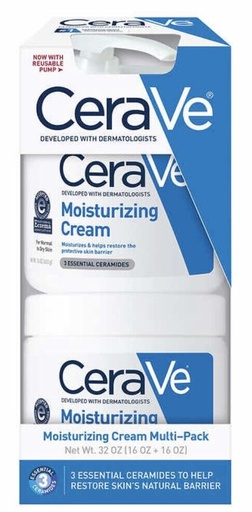 CeraVe Daily Moisturizing Cream Double, 32 oz. (2x906g)