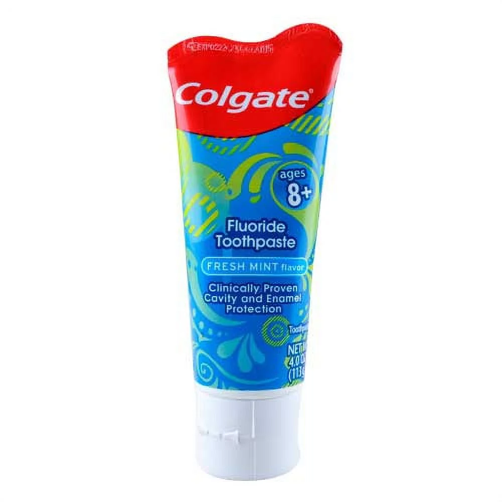 Colgate Fresh Mint kids 8+ Fluoride Toothpaste 4oz