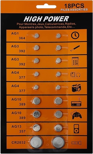 T&E - High Power - 18 pcs