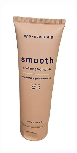 Spa Scentials Smooth exfoliating foot scrub with brown sugar& almond oil (4oz-113g) 