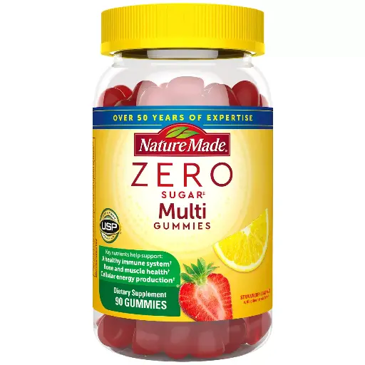 Nature Made Zero sugar Multi Gummies 90 Count