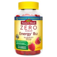 Nature Made Zero sugar Energy B12 Gummies 110 Count 