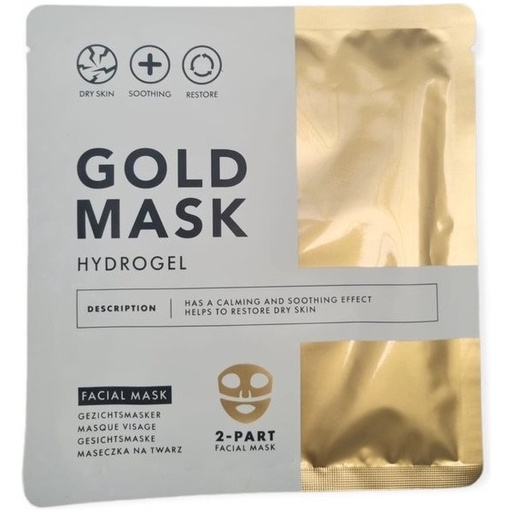 Skin Bliss Gold Mask Hydrogel 2-part facial sheet