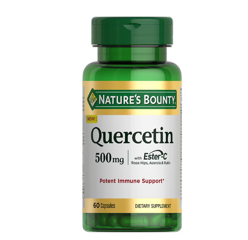[SR] Nature's Bounty Quercetin Immune Support Dietary Supplement Capsules, 500 mg, 60 capsules