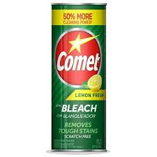 Comet Disinfectant Cleaners, 25 oz. Bonus Containers (lemon)