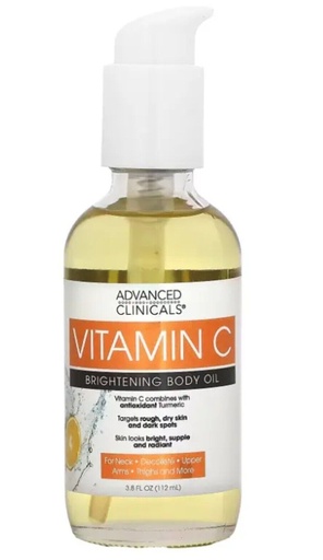 [BL] Advanced Clinicals Vitamin C brightening Body Oil 3,8 fl oz (112ml)
