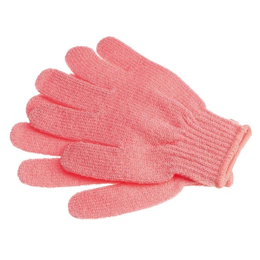 [FR] the bath shop gants exfoliants (rose) 