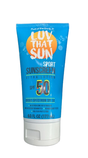 Fruit Of The Earth luv that sun sport sunscreen ultra lotion spf 50