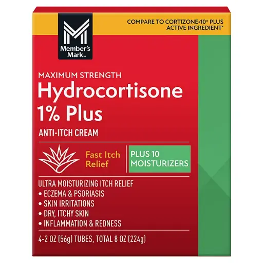 [SC] Member's Mark Hydrocortisone 1% plus anti-itch cream (4-56g)