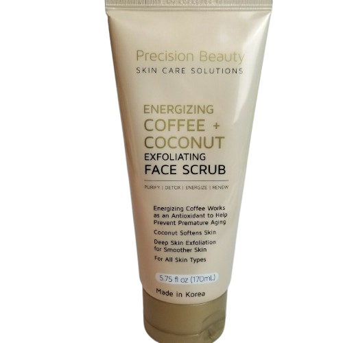 Precision Skin Care Solutions Energizing Coffee+ Coconut face scrub (170ml)