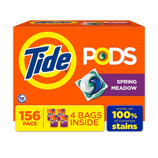 [SC] Tide PODS Laundry Detergent Pacs, Spring Meadow, 156 ct.