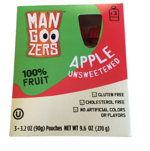 Man Goo Zers appe unsweetened 100% fruit  9.6 oz (270g)