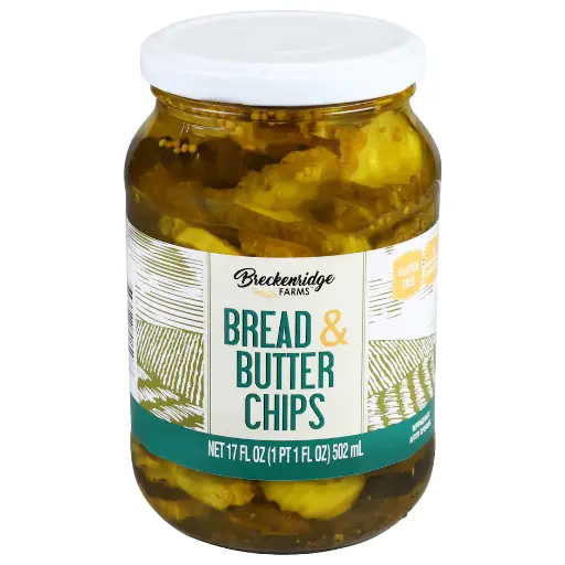 Breckenridge Farms Bread & Butter Pickle Chips, 17 oz. Jars