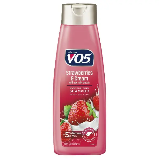 Alberto VO5 Moisture Milks Strawberries & Cream Moisturizing Hair Shampoo, 15 fl oz