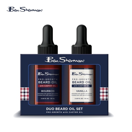 [MC] Ben Sherman Duo Beard oil Set - with castor oil(2-30 ml)  