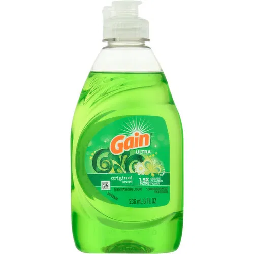Gain Ultra Clean - detergent  (vert) (236ml)