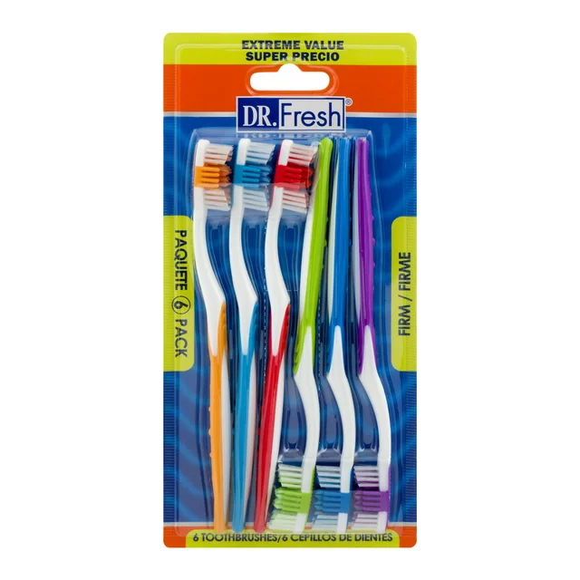 Dr. Fresh - Toothbrushes, Soft, 6 Ct