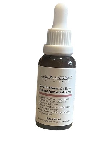 Glow up vitamin C + Rose ferment Antioxidant serum  (30ml)