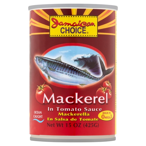 Jamaican Choice Mackerel in Tomato sauce(425g)