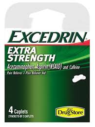 Excedrin Extra Strength 4 caplets (green)