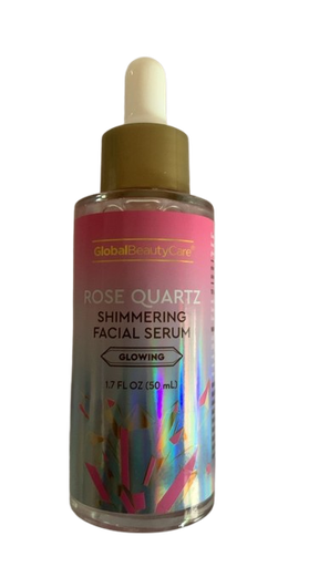 Global Beauty Care Rose Quartz Shimmering Facial Serum  1.7 oz(50ml)