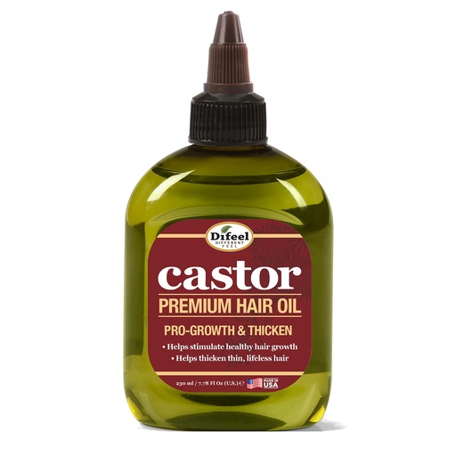 Difeel Castor Premium Hair Oil 7.1 oz (210ml) 