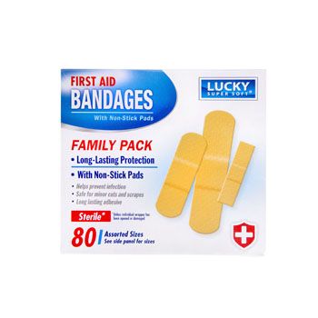 First Aid - Bandages 80ct - Band aid Family Pack