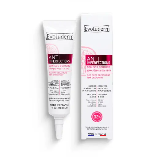 [FR] EvoLuderm - Anti Imperfections Soin SOS Bouttons Pamplemousse rose