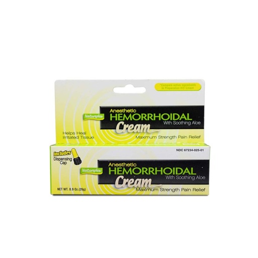 Natureplex Anesthetic Hemorrhoidal cream maxi strenght pain relief (26g)
