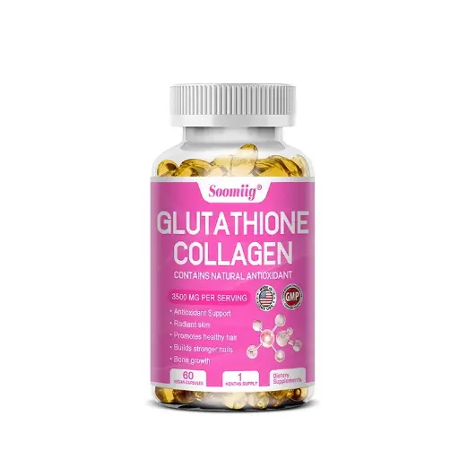 Soomiig - L-Glutathione Capsules 3500MG Natural Anti-Aging Skin Whitening 60 Caps